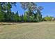 Expansive backyard view with mature trees providing shade and privacy at 13015 Fox Rd, Alpharetta, GA 30005