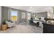 Elegant main bedroom with neutral tones, large windows, and stylish furniture at 105 Crooked Lake Park, Villa Rica, GA 30180