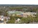 An aerial view shows nearby community athletic fields with baseball and soccer at 2227 Foley Park St, Snellville, GA 30078