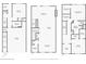 Floor plan of the first, second, and third floors, including bedrooms, bathrooms, living room and kitchen at 2227 Foley Park St, Snellville, GA 30078