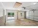 Garage with a sliding glass door to the deck and a window at 3282 Leslie Court Northeast Ne Ct, Atlanta, GA 30345