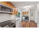 Modern kitchen with stainless steel appliances, lots of counterspace and eat-in dining at 3282 Leslie Court Northeast Ne Ct, Atlanta, GA 30345