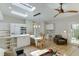 Cozy living area featuring desk and bright kitchen and eat-in dining area at 3219 Parkridge Crescent, Chamblee, GA 30341