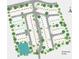 Community map showcasing home sites, street layout, and green spaces for an overview of the neighborhood at 402 Nix Ln, Lawrenceville, GA 30046