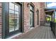Back porch featuring brick and wood construction at 775 Hadley Ne Ln, Marietta, GA 30068