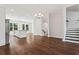 Bright and open-concept living space and staircase at 775 Hadley Ne Ln, Marietta, GA 30068
