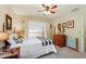 Comfortable bedroom with an open view to a living area below at 205 Pine Lake Dr, Cumming, GA 30040
