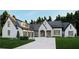 Stunning new build boasts a three-car garage, stone facade, and lush landscaping at 4585 Ryker Rd, Cumming, GA 30041
