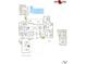 Layout of first floor featuring kitchen, dining, bedrooms, covered porch, and garage at 4585 Ryker Rd, Cumming, GA 30041