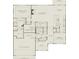 First floor layout featuring an owner's suite, gathering room, kitchen, and a flex space at 4770 Wayt Farm Overlook, Cumming, GA 30040