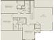 Second floor layout showing the loft, and bedrooms with walk-in closets and baths at 4770 Wayt Farm Overlook, Cumming, GA 30040