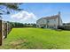 Large backyard with a spacious lawn and a privacy fence around the perimeter at 150 Crestworth Xing, Powder Springs, GA 30127