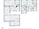 A detailed three-story floor plan with dimensions of the entire property layout at 297 Aylesbury Blvd, Mcdonough, GA 30252