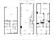 Detailed floor plan outlining layout of rooms, including living areas, bedrooms, baths, and garage at 1598 Aldworth Se Pl, Marietta, GA 30339