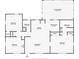 Detailed floor plan showcasing bedroom, kitchen, living room, bathrooms, closets, and screened deck layout at 1895 Flat Shoals Se Rd, Atlanta, GA 30316