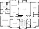 Detailed floor plan showcasing layout with primary bedroom, kitchen, living room, and multiple bedrooms at 1331 Red Hill Rd, Marietta, GA 30008