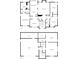 Two-story floor plan featuring bedrooms, baths, a utility room, garage, and Gathering room layout at 1331 Red Hill Rd, Marietta, GA 30008