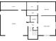 Floor plan displaying garage, bedrooms, utility, bathrooms, and Gathering room at 1331 Red Hill Rd, Marietta, GA 30008