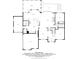 Detailed floor plan exhibiting the layout of the home, including living spaces, garages, and outdoor patios at 3560 Greenside Ct, Dacula, GA 30019