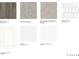 Selection of flooring, cabinetry, countertops, and backsplash materials at 5325 Trescott Path, Cumming, GA 30028