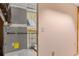 View of the basement with furnace and access panel at 9491 Hidden Branch Dr, Jonesboro, GA 30236