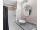 Stylish bathroom features a modern sink and granite countertops at 9491 Hidden Branch Dr, Jonesboro, GA 30236