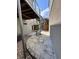 View of the patio with a spiral staircase and an AC unit at 1400 Peter Haughton Nw Way, Atlanta, GA 30318
