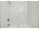 Bright bathroom featuring modern tile and fixtures at 104 Southfork Dr, Woodstock, GA 30189