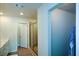 Bright bathroom with dual sinks, sleek mirrors, and a glass-enclosed shower for a modern aesthetic at 428 Whitetail Cir, Canton, GA 30115