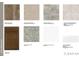 Displaying interior selections including flooring, countertops, cabinets, and backsplash options at 6121 Wayburn St, Tucker, GA 30084