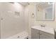 Stylishly renovated bathroom with a new shower, updated vanity, and contemporary fixtures at 1885 N Druid Hills Ne Rd, Atlanta, GA 30319