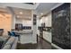 Modern kitchen with white cabinetry, granite countertops, and stainless steel appliances at 2436 Loughridge Dr, Buford, GA 30519