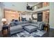 Spacious open-concept living room with second story and views to kitchen and dining at 2436 Loughridge Dr, Buford, GA 30519