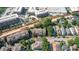 Aerial view of a residential area near commercial buildings and tree-lined streets at 655 Mead Se St # 3, Atlanta, GA 30312