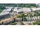 Aerial view of the townhome community near commercial areas and lush greenery at 655 Mead Se St # 3, Atlanta, GA 30312