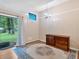 Bright dining area with a view of backyard and a stylish chandelier at 6600 N Beulah Rd, Lithia Springs, GA 30122