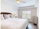 Bright bedroom featuring hardwood floors, recessed lighting, a ceiling fan and a window at 3275 Lenox Ne Rd # 413, Atlanta, GA 30324