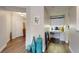 Bright hallway with a built-in desk area and hardwood floors, blending functionality with style at 3275 Lenox Ne Rd # 413, Atlanta, GA 30324