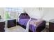 Cozy bedroom with a purple theme, perfect for a or teen at 161 Swindon Dr, Mcdonough, GA 30253