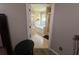 Bright bathroom with a soaking tub and walk-in shower at 345 Annslee Circle Cir, Loganville, GA 30052