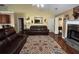 Inviting living room with cozy seating area and hardwood floors at 345 Annslee Circle Cir, Loganville, GA 30052