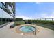 Rooftop hot tub offers a relaxing space with comfortable seating, privacy hedges, and open views at 3630 Peachtree Ne Rd # 2706, Atlanta, GA 30326