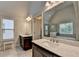 Elegant bathroom with a standalone tub, glass enclosed shower, and double vanity at 4335 Bellview Ln, Duluth, GA 30097