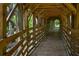 Charming wooden covered bridge on a community walking path offers a unique and picturesque experience at 101 Ardmore Nw Pl # 3, Atlanta, GA 30309