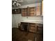 Kitchen showcasing dated cabinets and countertops, awaiting renovation at 4595 Sahara Sw Dr, Atlanta, GA 30331