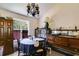 Charming dining room featuring a chandelier and classic furniture at 80 Jacob Trl, Rockmart, GA 30153