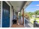 Inviting front porch with seating area and serene neighborhood views at 80 Jacob Trl, Rockmart, GA 30153