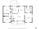 Floorplan for main level shows kitchen, bedrooms, living room, dining area, and the porch at 80 Jacob Trl, Rockmart, GA 30153