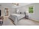 Spacious main bedroom features a walk-in closet and plush carpet at 1625 Bill Murdock Rd, Marietta, GA 30062