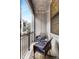 Cozy balcony with rocking chairs and string lights, creating a relaxing outdoor space to enjoy the view at 506 Broadview Ne Pl, Atlanta, GA 30324